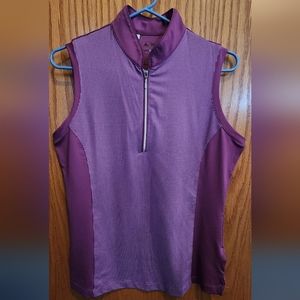 Adidas CLIMACOOL sleeveless golf shirt